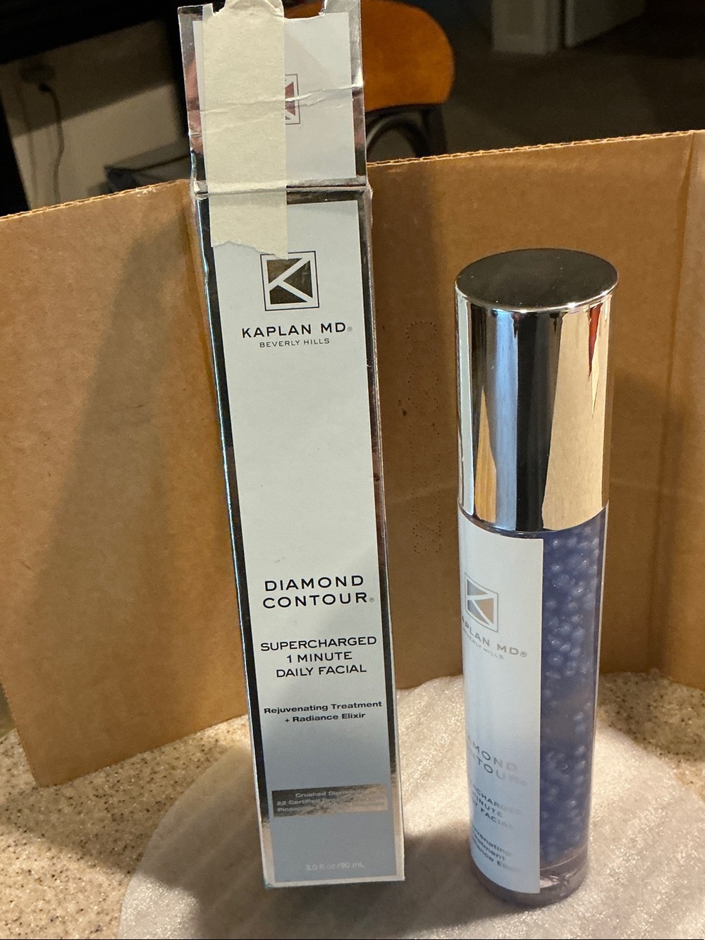 Kaplan MD Diamond Contour Supercharged 1 Minute Daily Facial Elixir 3oz w/Box